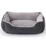 Pet Central Faux Suede Pet Bed, Assorted Styles & Sizes, thumbnail image