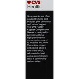 CVS Health Elbow Copper Compression Sleeve, Large, thumbnail image