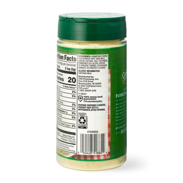 Kraft 100% Grated Parmesan Cheese, 8 oz