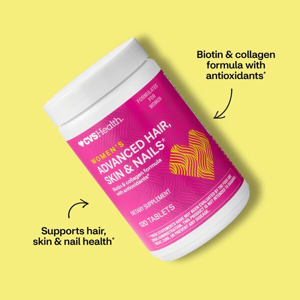 CVS Health Women's Advanced Hair, Skin & Nails*, 120CT