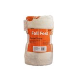 Fall Fest Harvest Pumpkin Flannel Throw Blanket, 50 x 70 in, thumbnail image