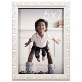 House To Home White Ornate Picture Frame, 5 x 7 in, thumbnail image