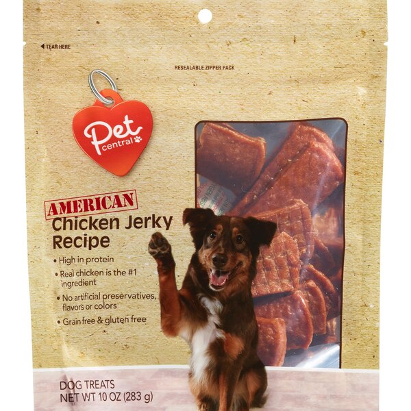 Pet Central Chicken Jerky Dog Treats, 10 oz