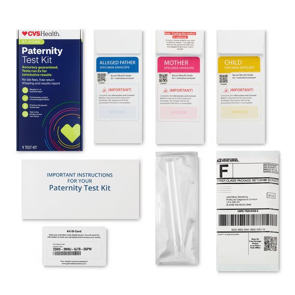 CVS Health At Home Paternity Test Kit, 1 CT