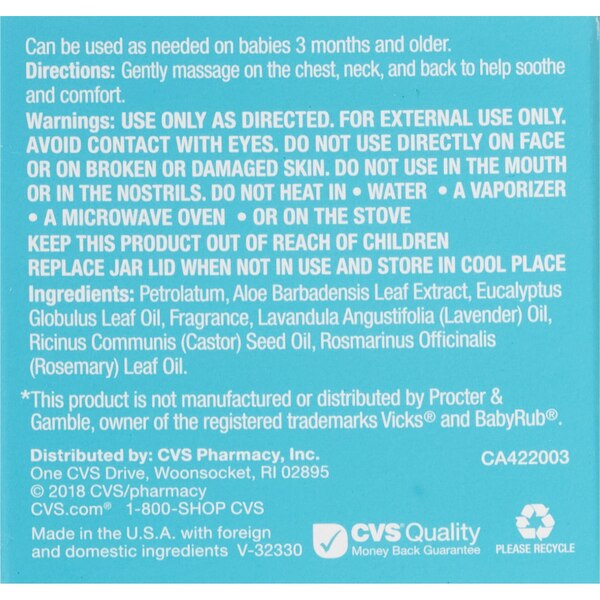 CVS Health - Pomada para bebés, 1.76 oz