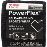CVS Health Maximum Strength Self-Grip Athletic Tape, Black, 2 IN x 70 IN, thumbnail image