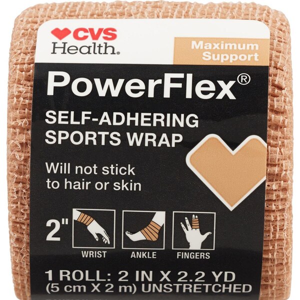 CVS Health Maximum Support Self Grip Athletic Bandage