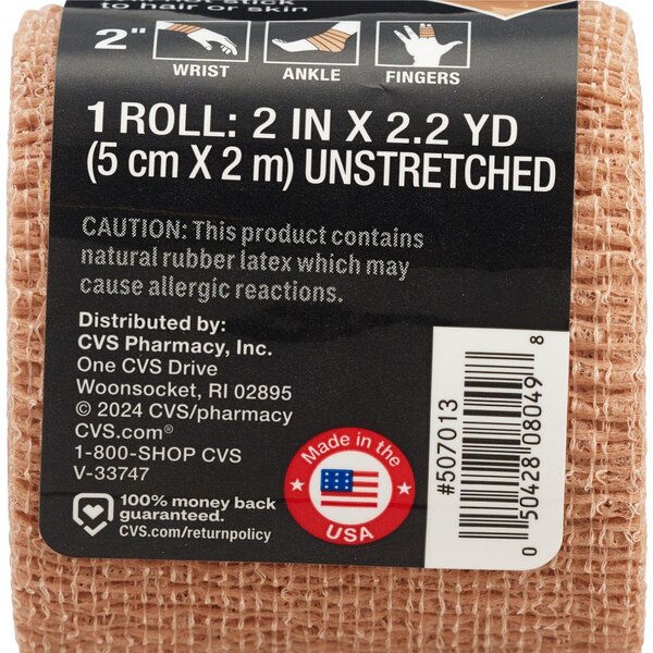CVS Health Maximum Support Self Grip Athletic Bandage