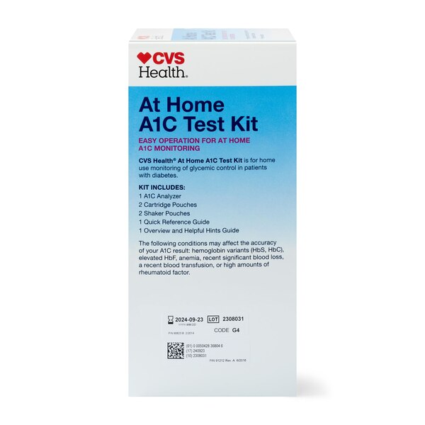 CVS Health At Home A1C Test Kit