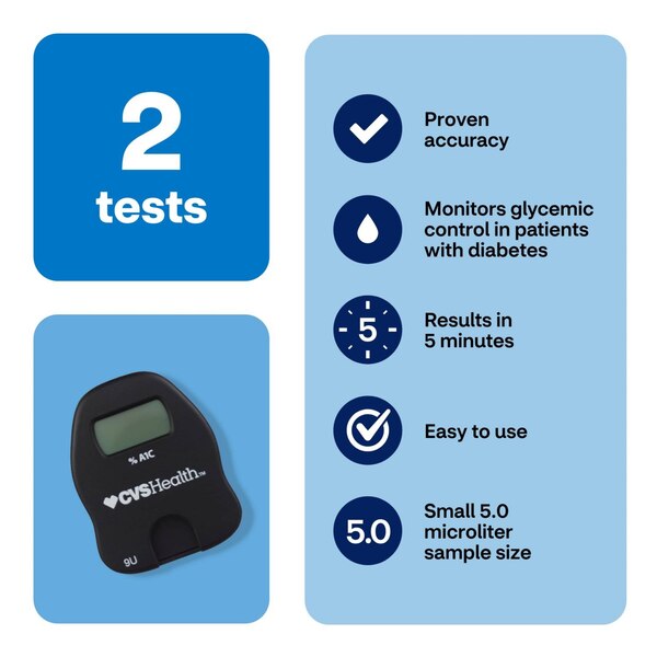 CVS Health At Home A1C Test Kit
