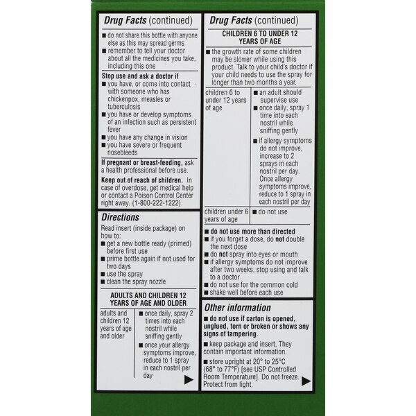 CVS Health Budesonide Allergy Nasal Spray, 120 Sprays