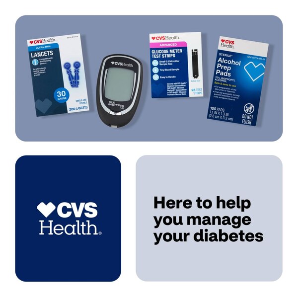 CVS Health True Metrix Air Self-Monitoring Blood Glucose Meter