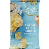 Gold Emblem Sea Salt Kettle Cooked Waffle Chips, 6 oz, thumbnail image