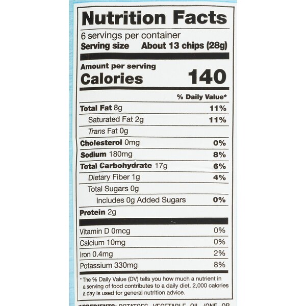 Gold Emblem Sea Salt Kettle Cooked Waffle Chips, 6 oz