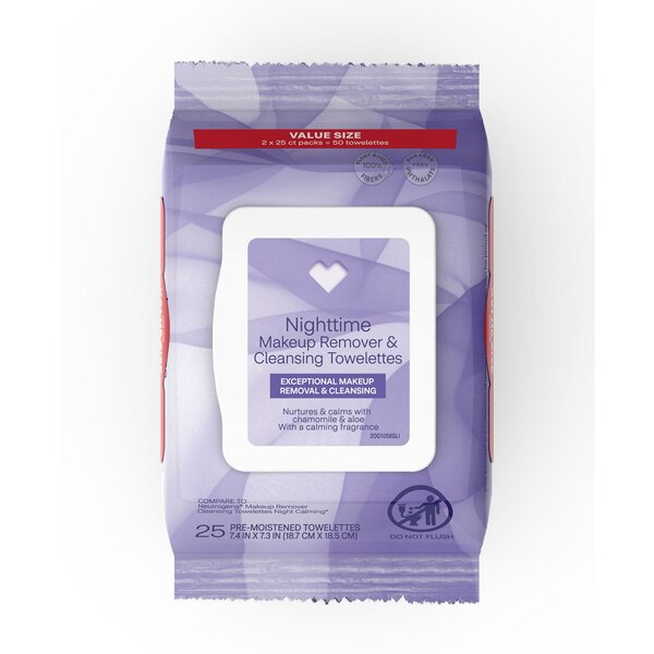 CVS Beauty Night-Time Makeup Remover Cleansing Cloths