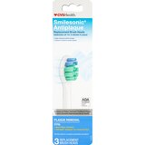 CVS Health Smilesonic Antiplaque Replacement Brush Head, 3CT, thumbnail image