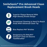 CVS Health Smilesonic Antiplaque Replacement Brush Head, 3CT, thumbnail image