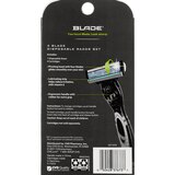 Blade Men's 4-Blade Disposable Razor Set + 4 Razor Blade Refills, thumbnail image