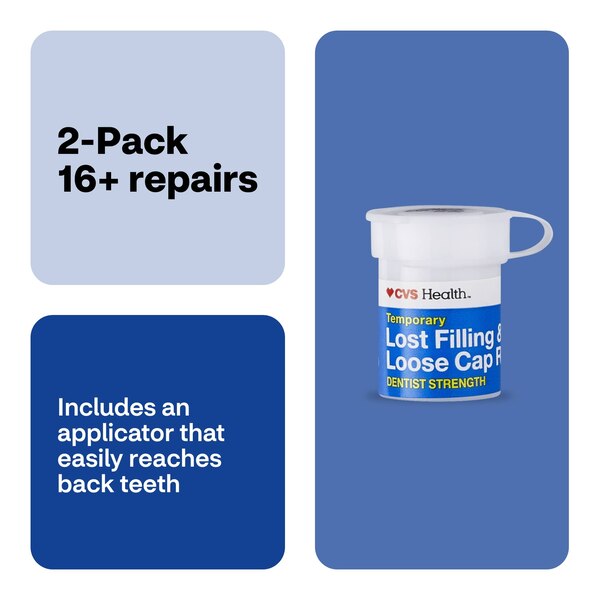 CVS Health Dentist Strength Temporary Lost Filling & Loose Cap Repair