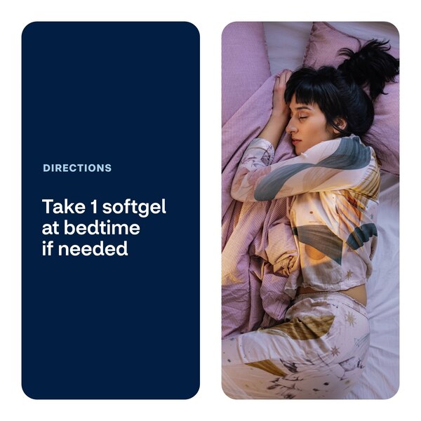 CVS Health Nighttime Sleep Aid Diphenhydramine HCI 50 MG Softgels, 96 CT