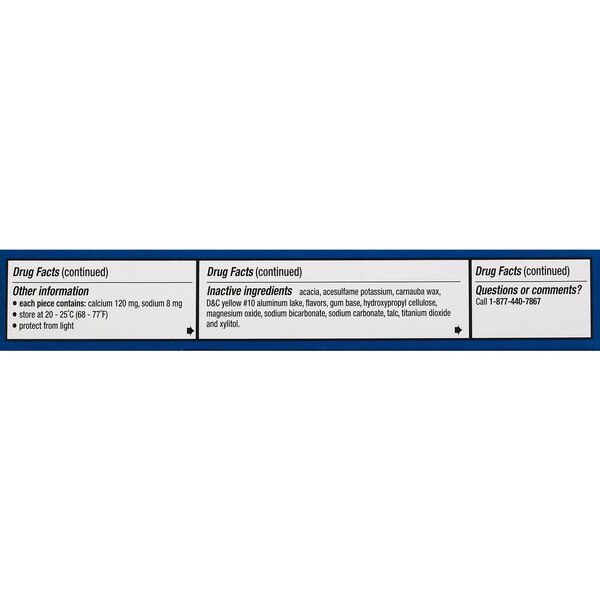 CVS Health Sugar Free Nicotine Gum, Ice Mint