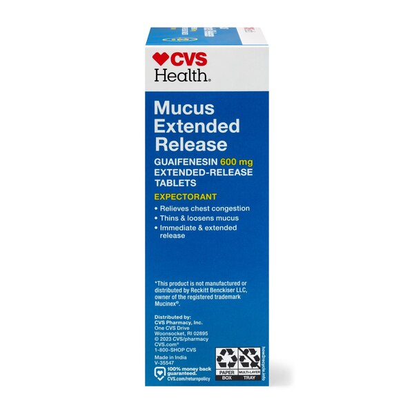 CVS Health 12HR Mucus Extended Release Tablets