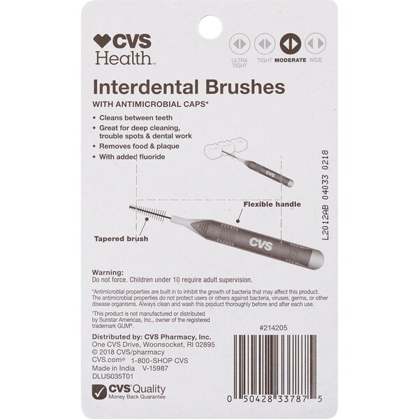 CVS Health Moderate Interdental Brushes, 16 CT