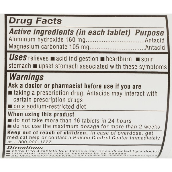 CVS Health Extra Strength Heartburn Relief Chewable Tablets
