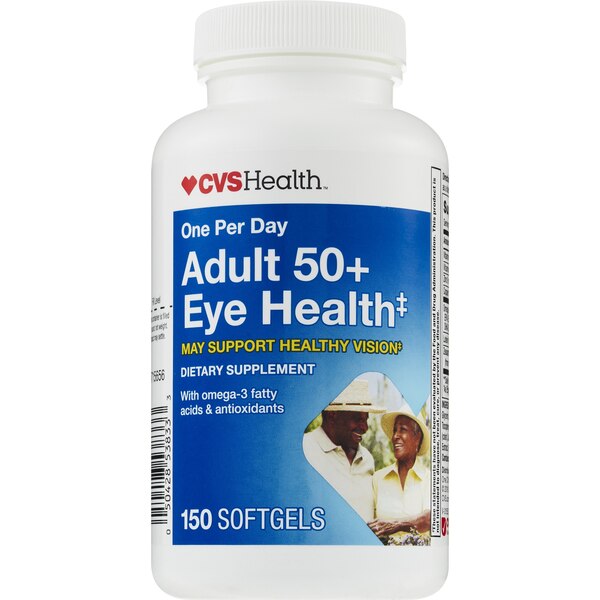 CVS Health Adult 50+ Eye Health Softgels, 100 CT