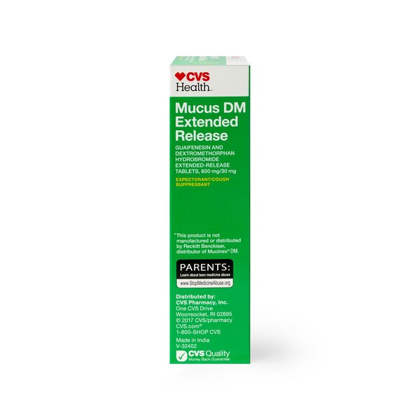 CVS Health 12HR Mucus DM Extended Release Cough Tablets