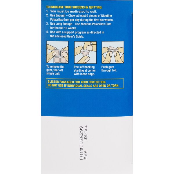 CVS Health Sugar Free Nicotine Gum, Ice Mint