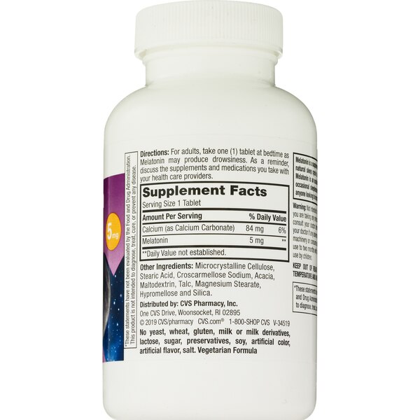 CVS Health Melatonin Tablets, 200 CT