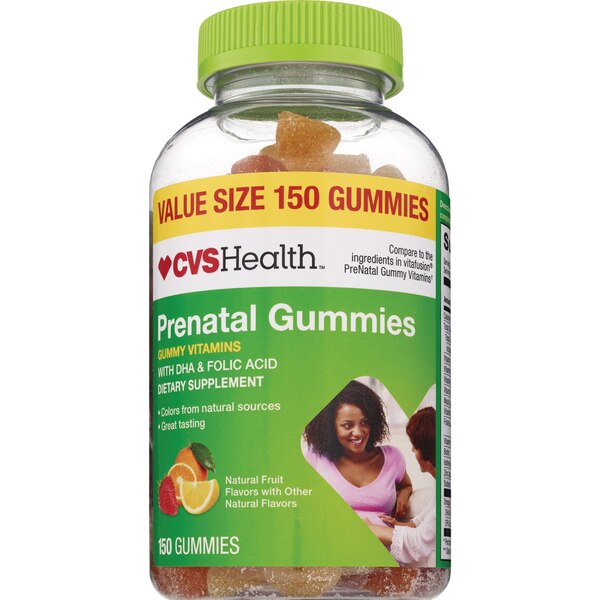 CVS Health Prenatal with DHA & Folic Acid Gummies, 150 CT