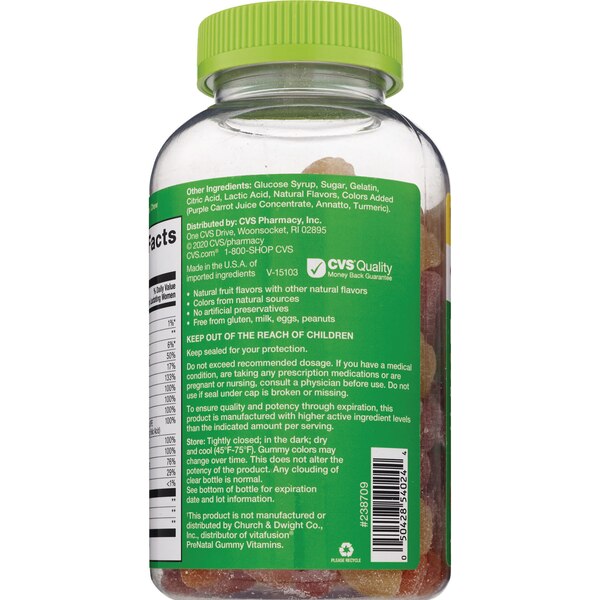 CVS Health Prenatal with DHA & Folic Acid Gummies, 150 CT