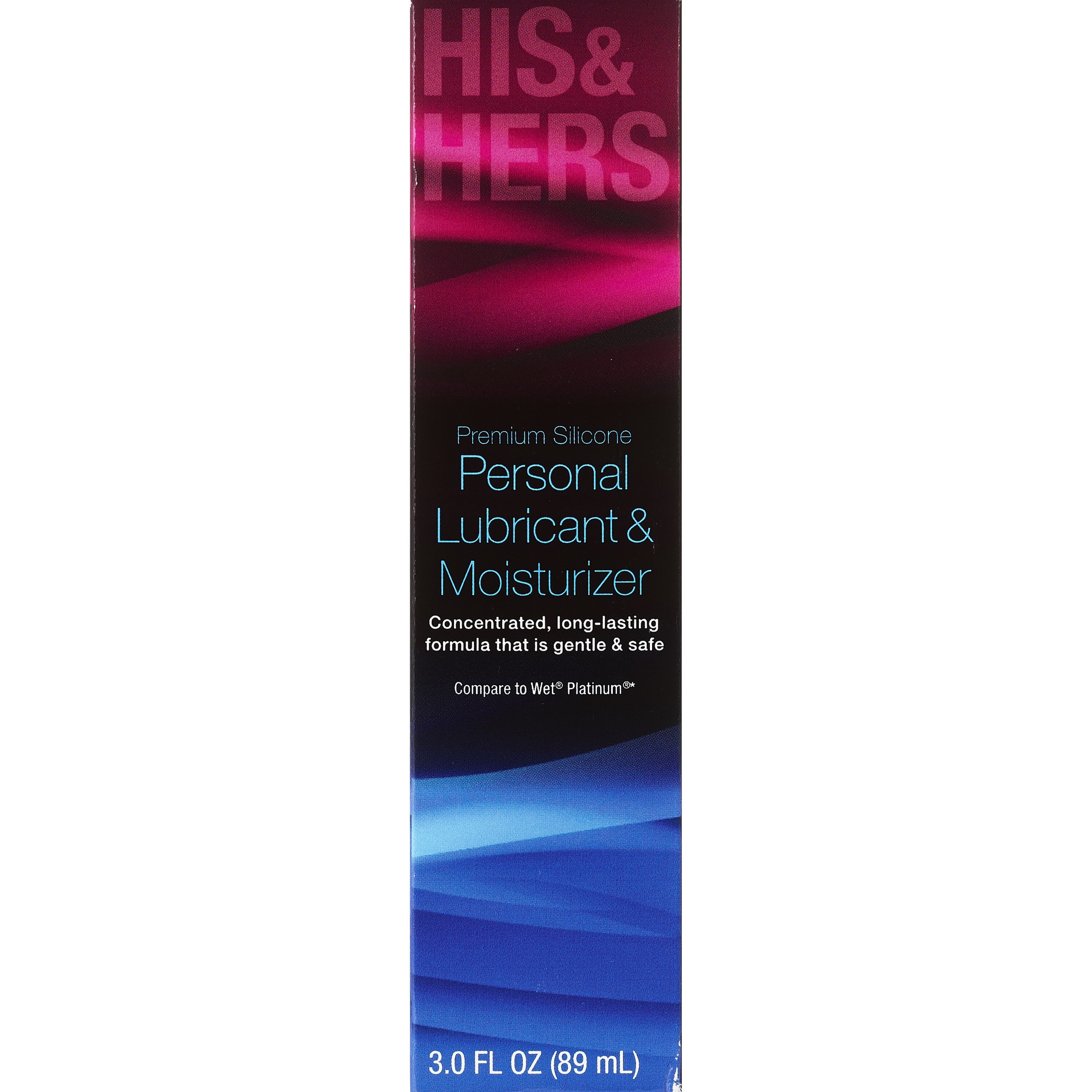 His & Hers - Lubricante personal de silicona, 3 oz