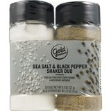 Gold Emblem Salt & Pepper Shaker Set, thumbnail image