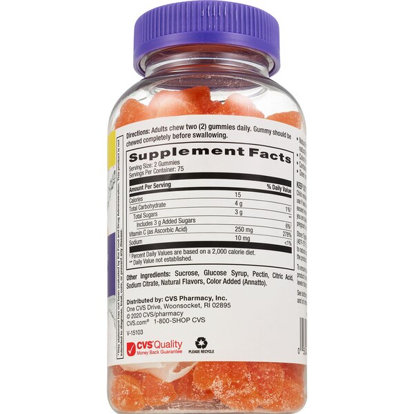 CVS Health 250 MG Vitamin C Gummies