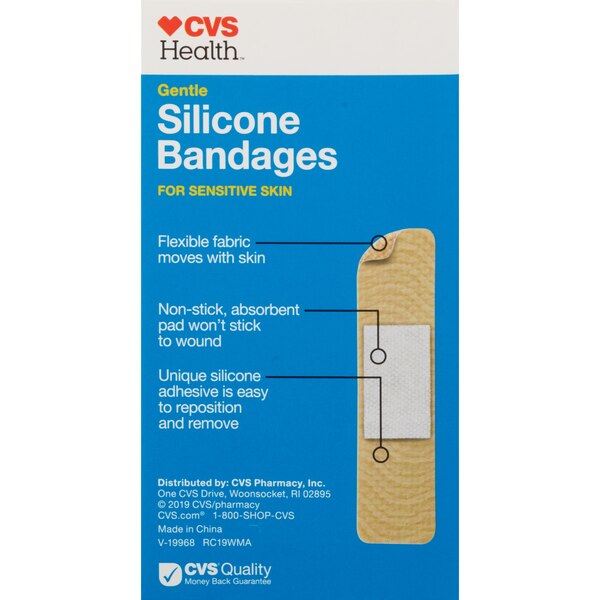 CVS Health Gentle Silicone Bandages