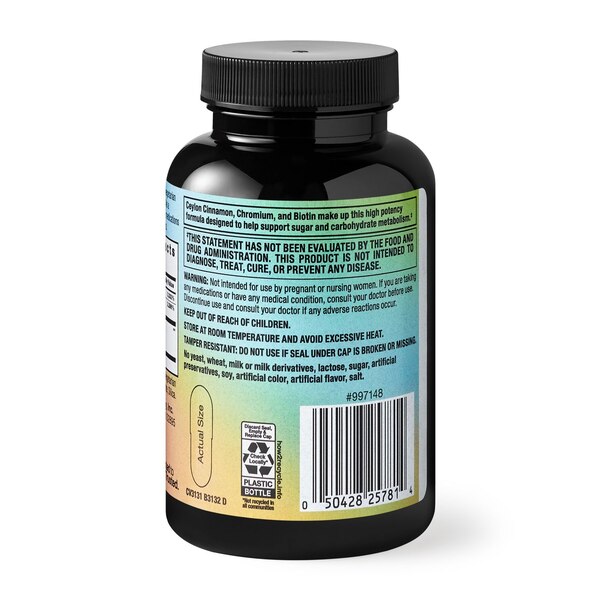 CVS Health Cinnamon Complex with Biotin & Chromium Capsules, 120 CT