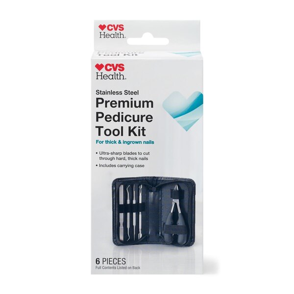 CVS Health Premium Pedicure Kit with Case