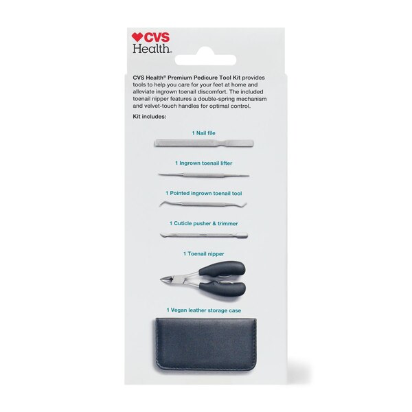 CVS Health Premium Pedicure Kit with Case