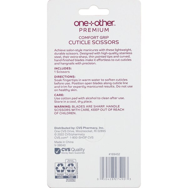 one+other Precision Cuticle Scissor