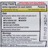 CVS Health Extra Strength Acetaminophen Pain Reliever & Fever Reducer 500 MG Tablets, thumbnail image 5 of 6
