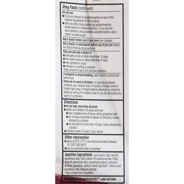 CVS Health Extra Strength Acetaminophen Pain Reliever & Fever Reducer 500 MG Tablets