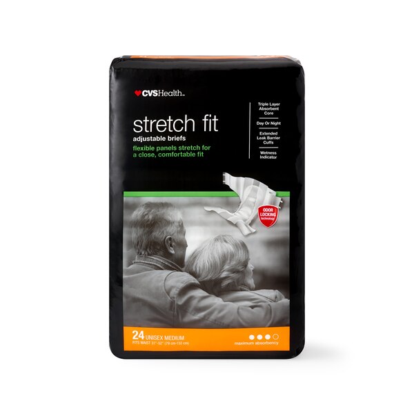 CVS Health Stretch Fit Adjustable Briefs Maximum Absorbency