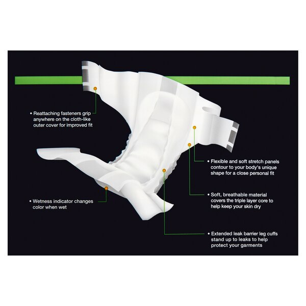 CVS Health Stretch Fit Adjustable Briefs Maximum Absorbency