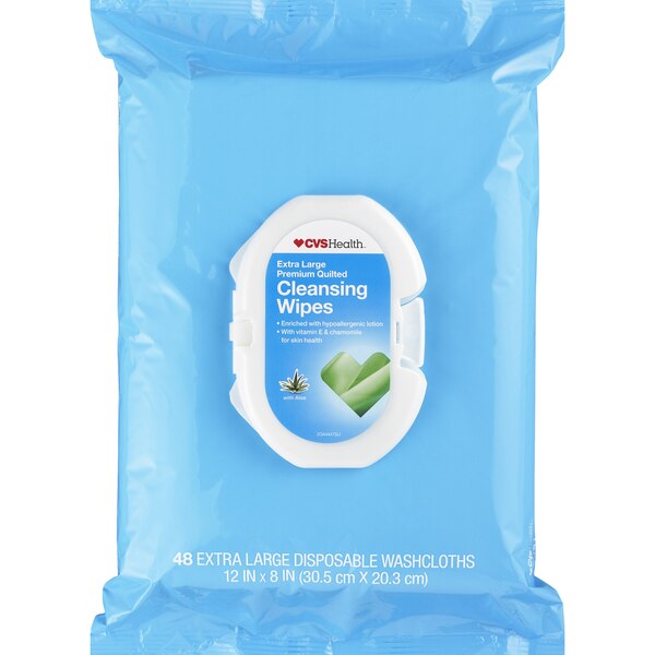 CVS Health - Toallitas de limpieza, extragrandes, 48 u.