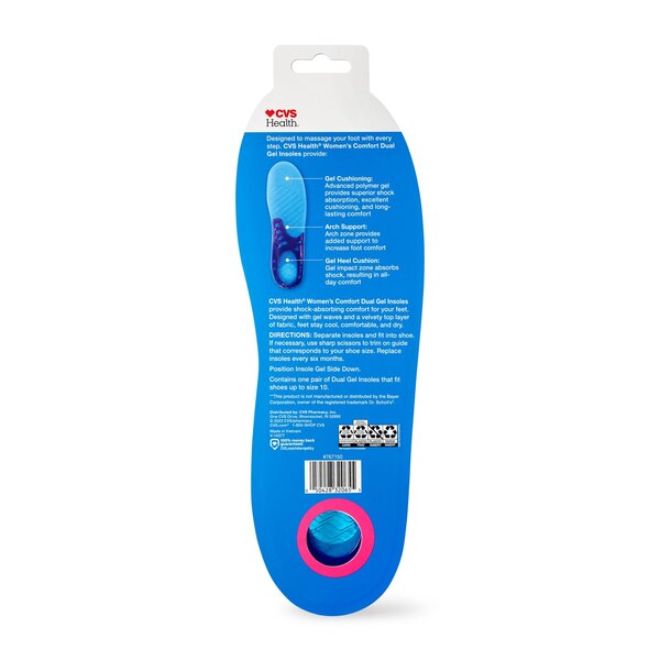 CVS Health Dual Gel Women's Insoles