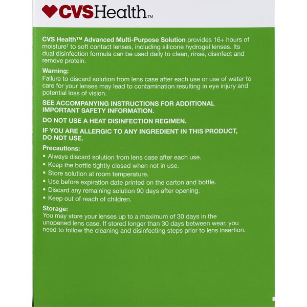CVS Health Advanced Multi-Purpose Solution, Twin Pack