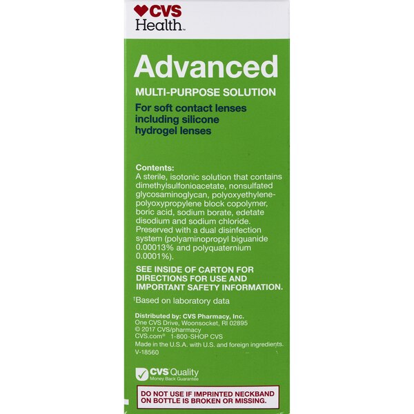CVS Health Advanced Multi-Purpose Solution, Twin Pack